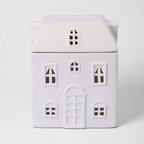 Large White House Wax Burner