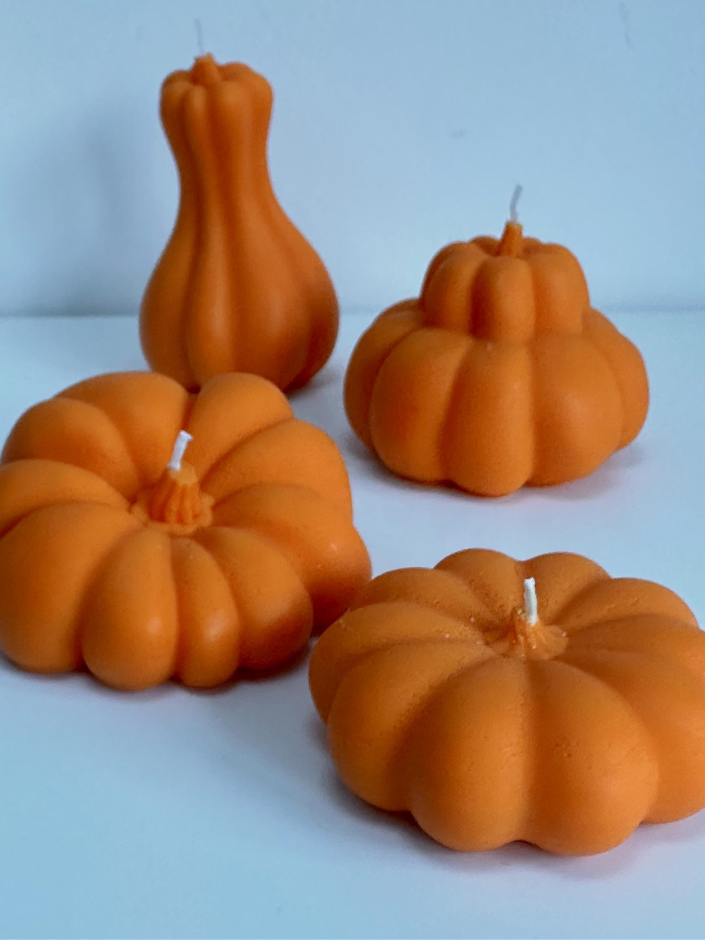 Set of 4 Pumpkin Candles