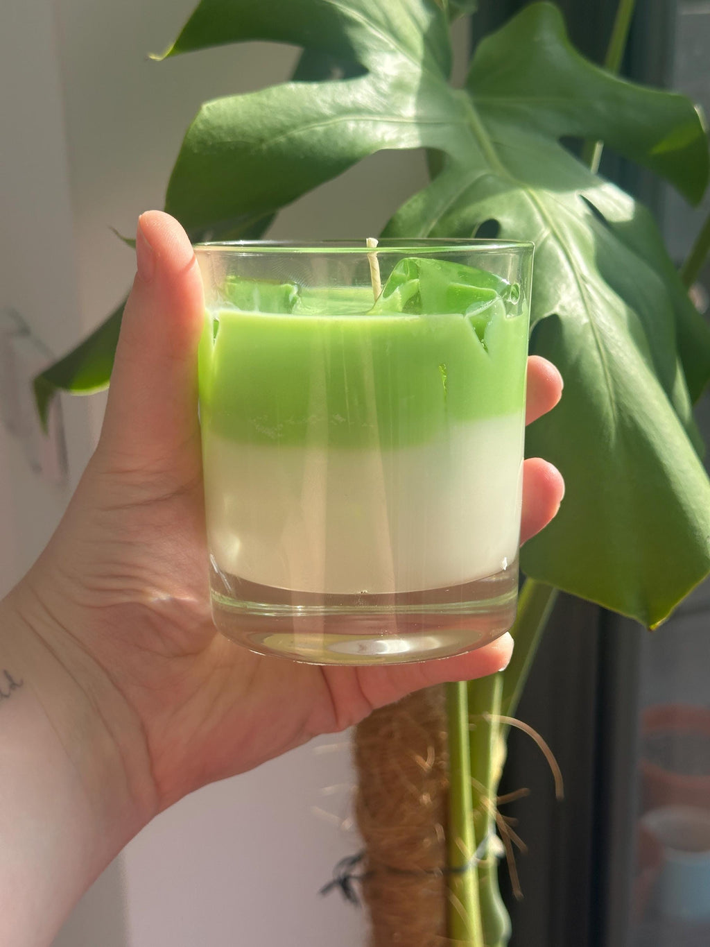 Iced Vanilla Matcha Latte Candle