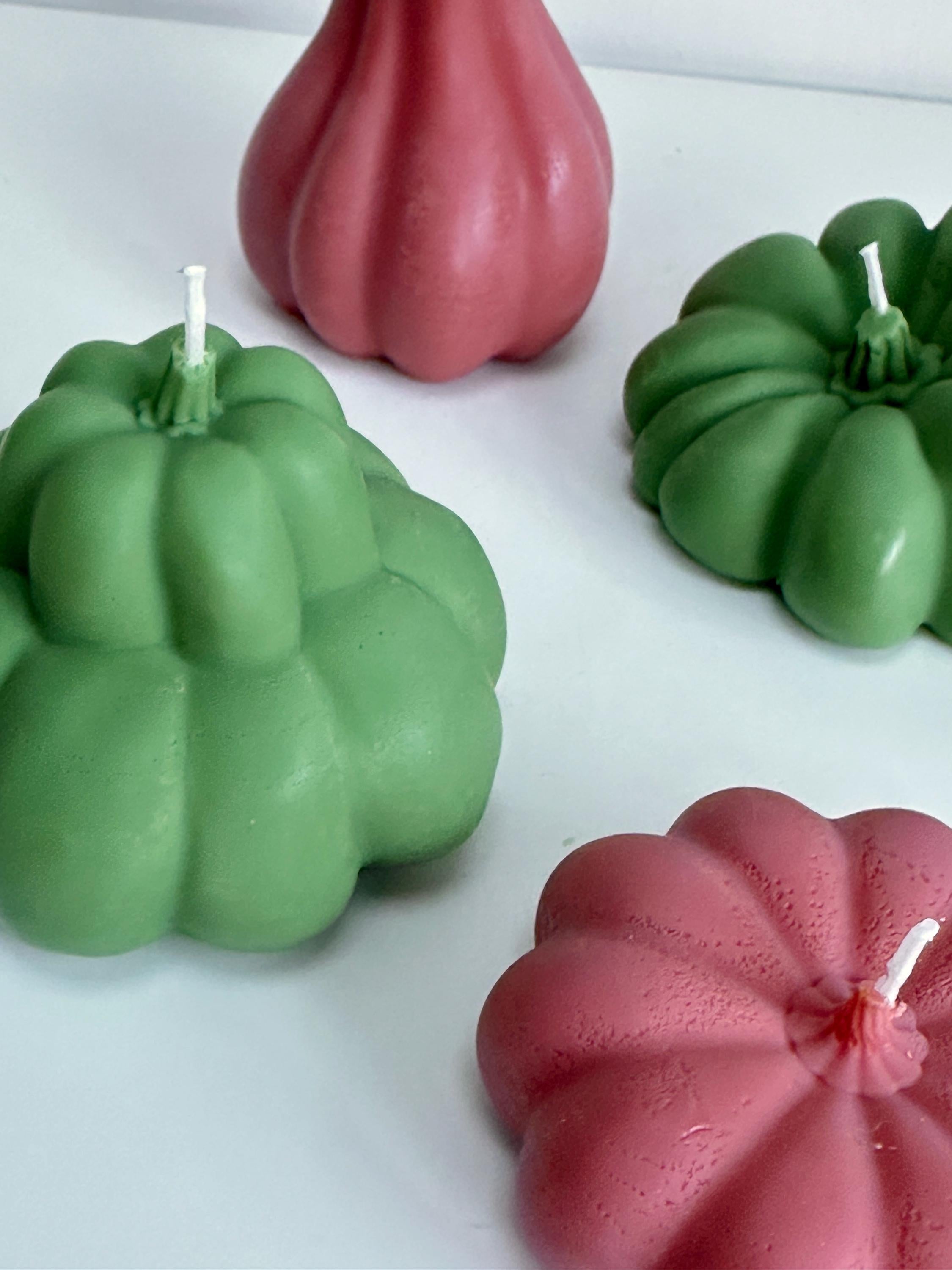 Set of 4 Pumpkin Candles