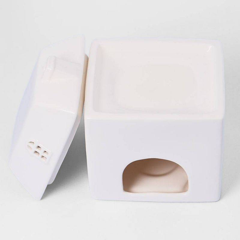 Large White House Wax Burner