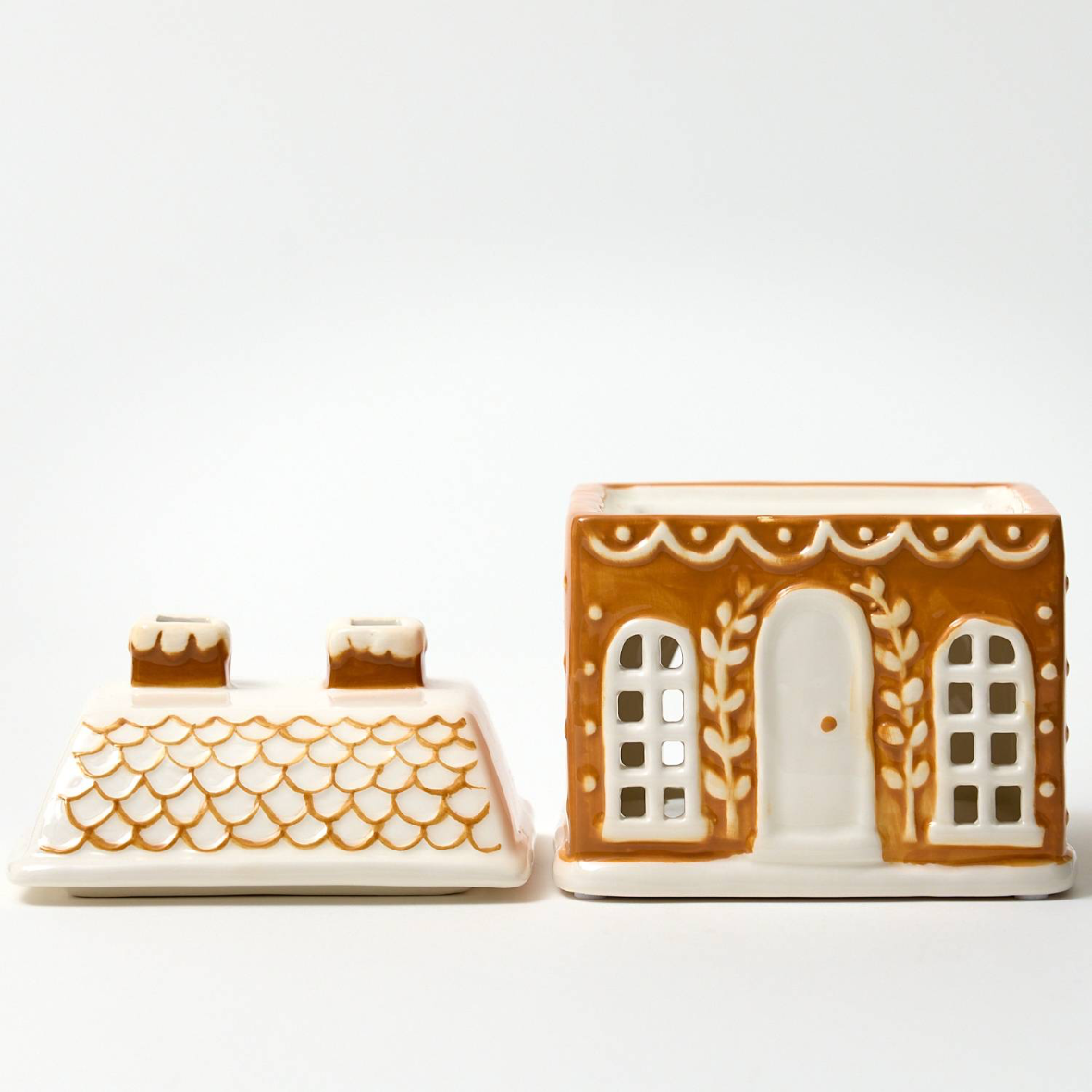 Christmas Gingerbread Ceramic House Burner