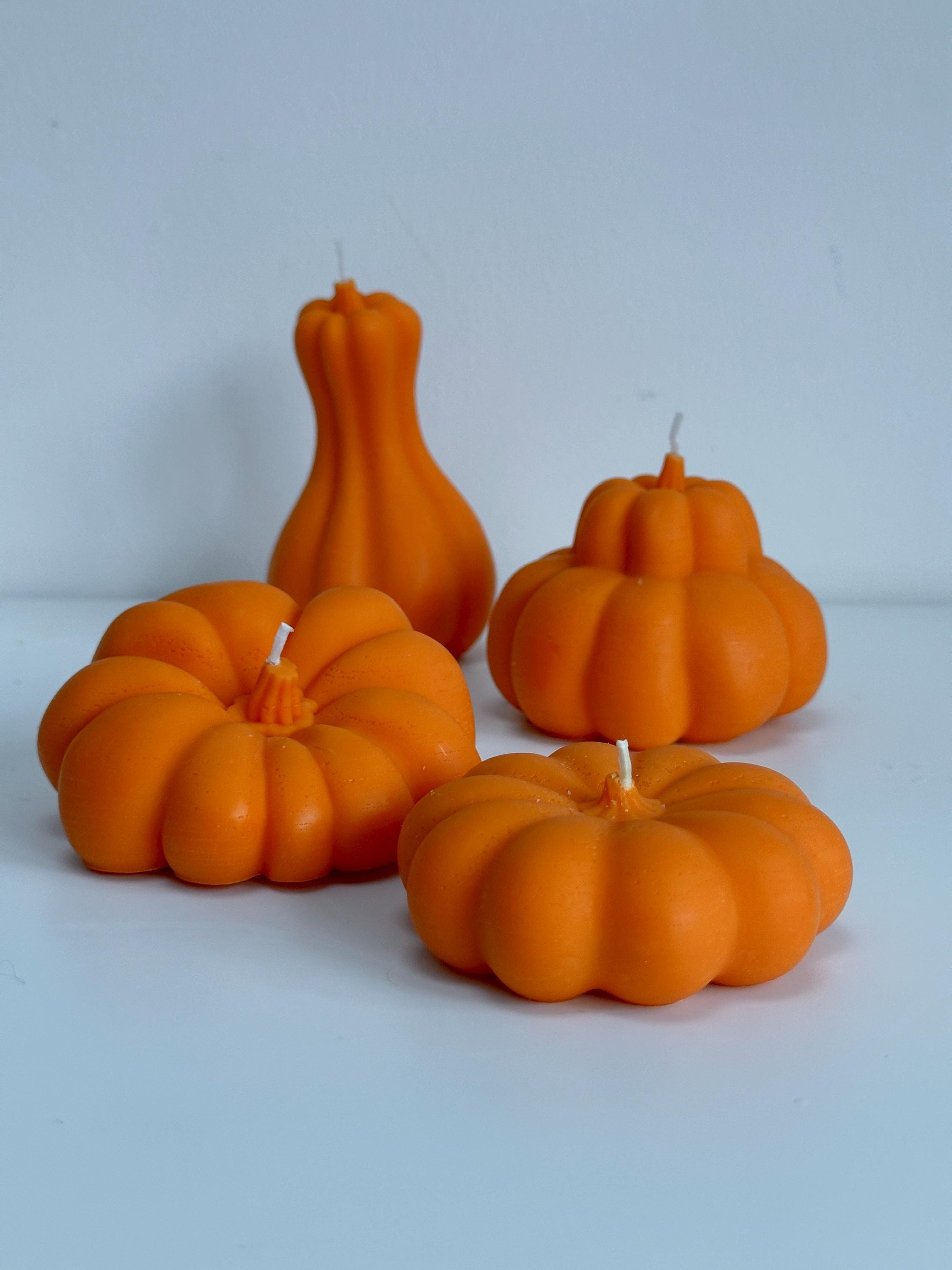 Set of 4 Pumpkin Candles