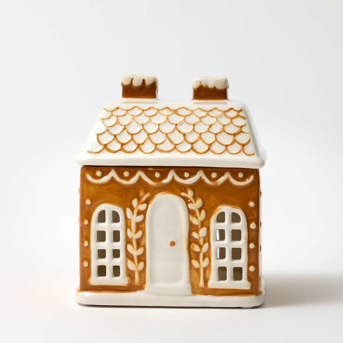 Christmas Gingerbread Ceramic House Burner