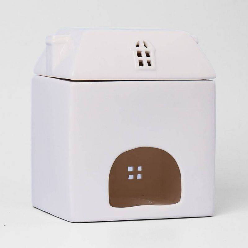 Large White House Wax Burner