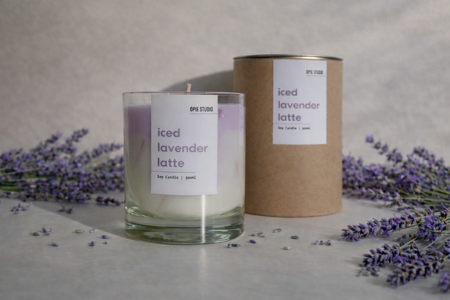 Iced Lavender Latte Candle