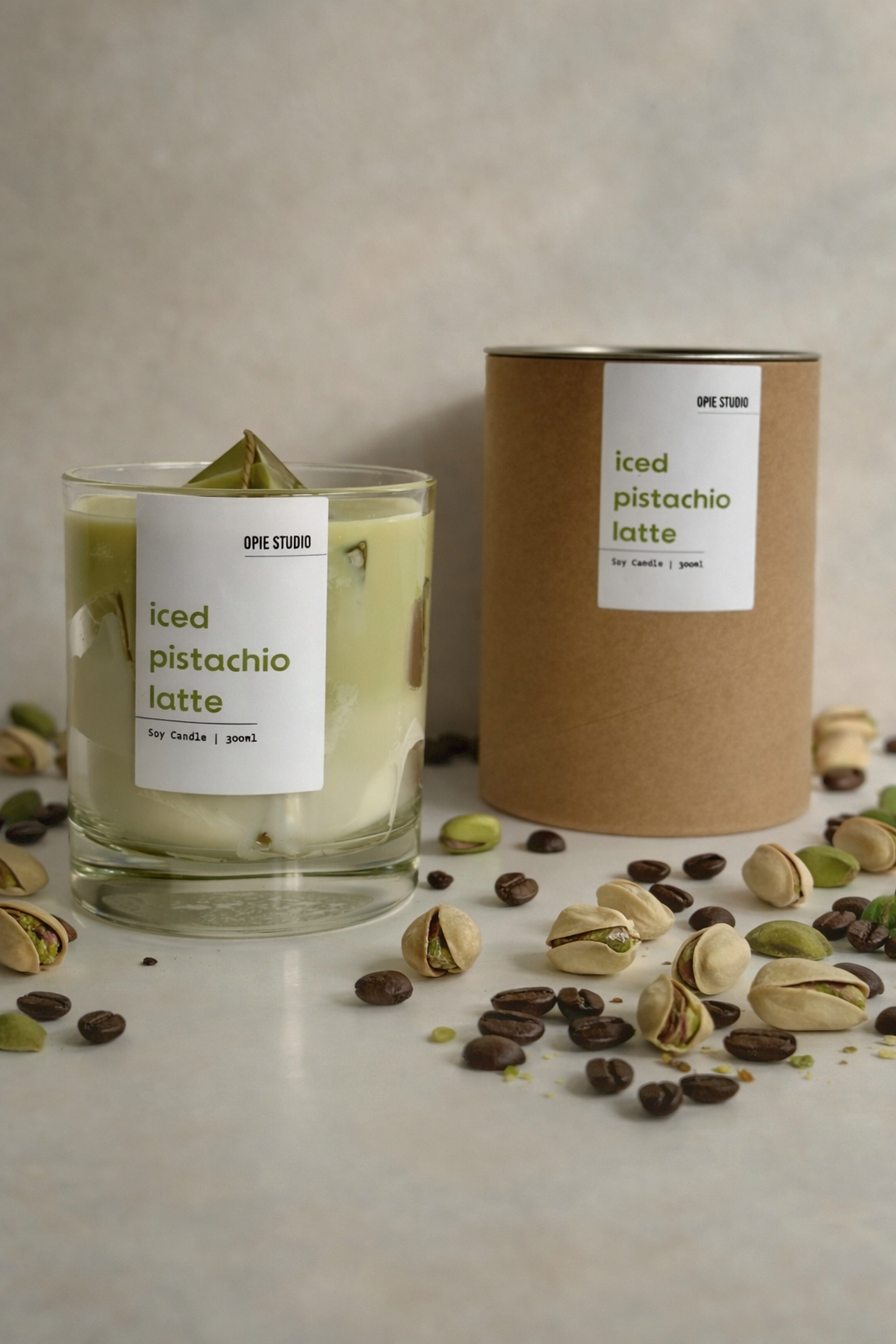Iced Pistachio Latte Candle