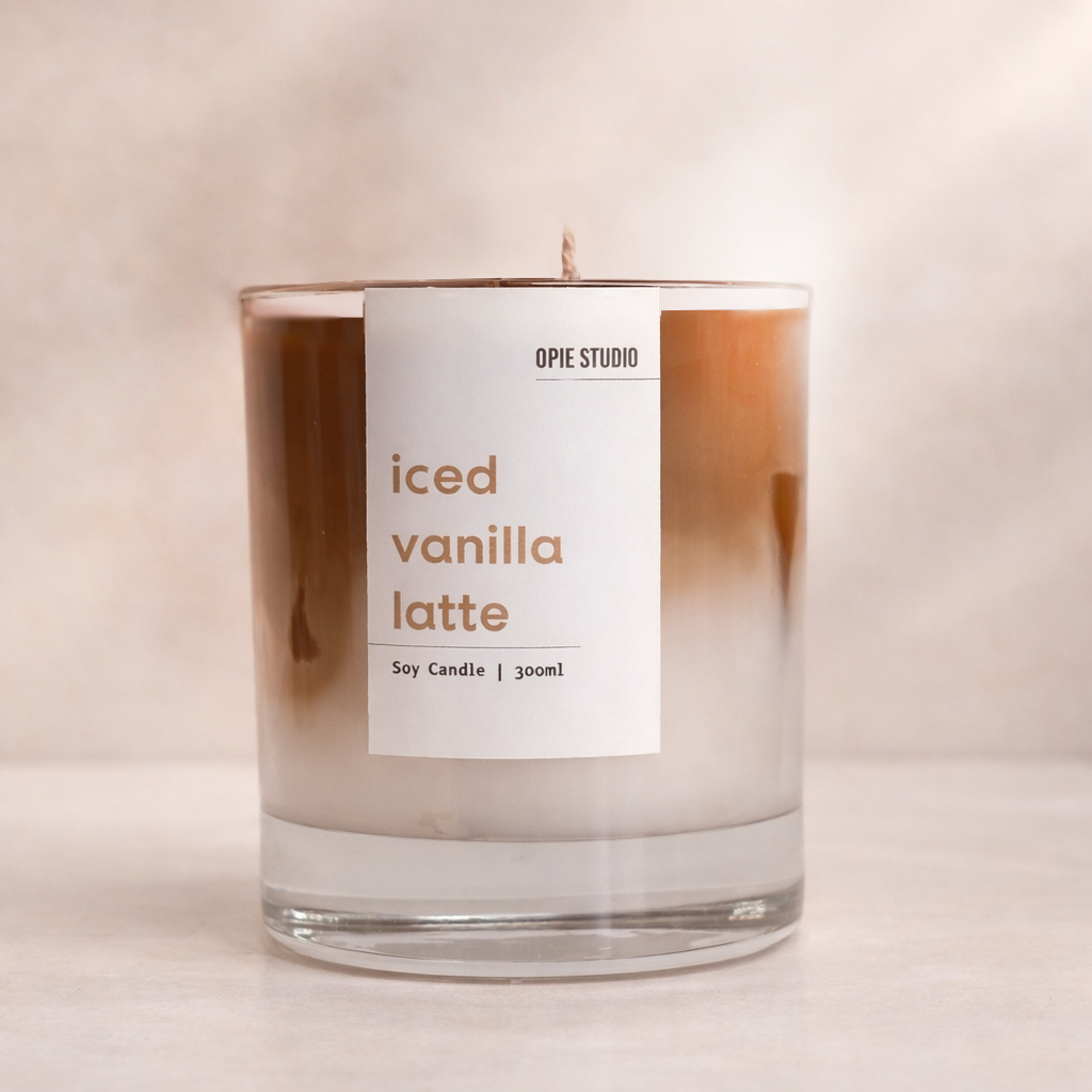 Iced Vanilla Latte Candle