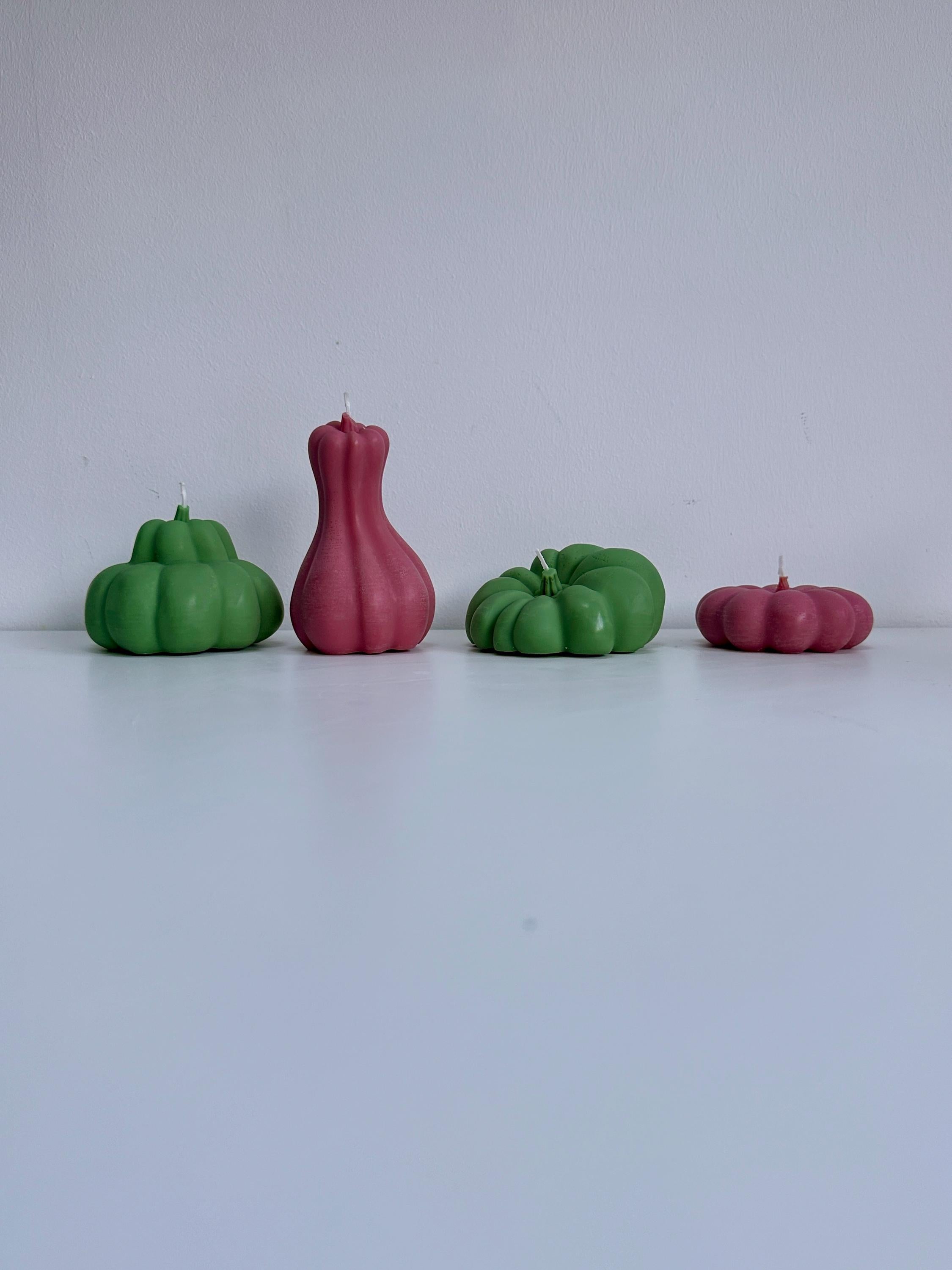 Set of 4 Pumpkin Candles
