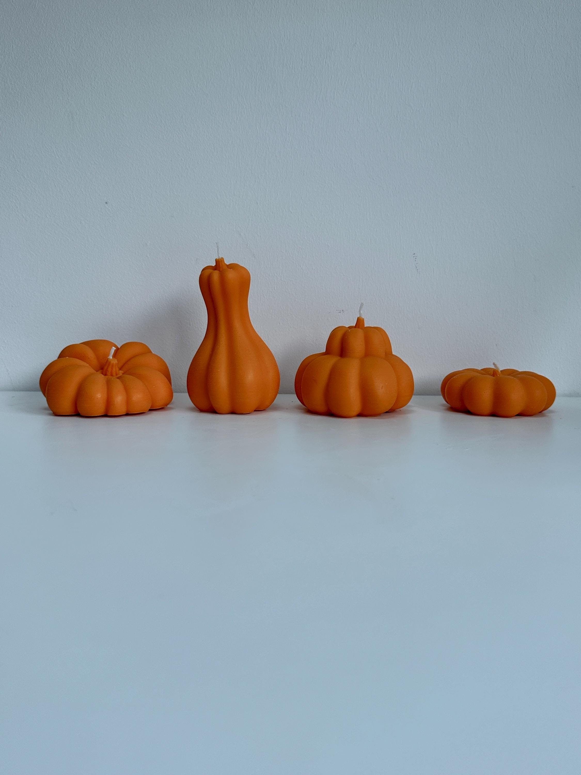 Set of 4 Pumpkin Candles