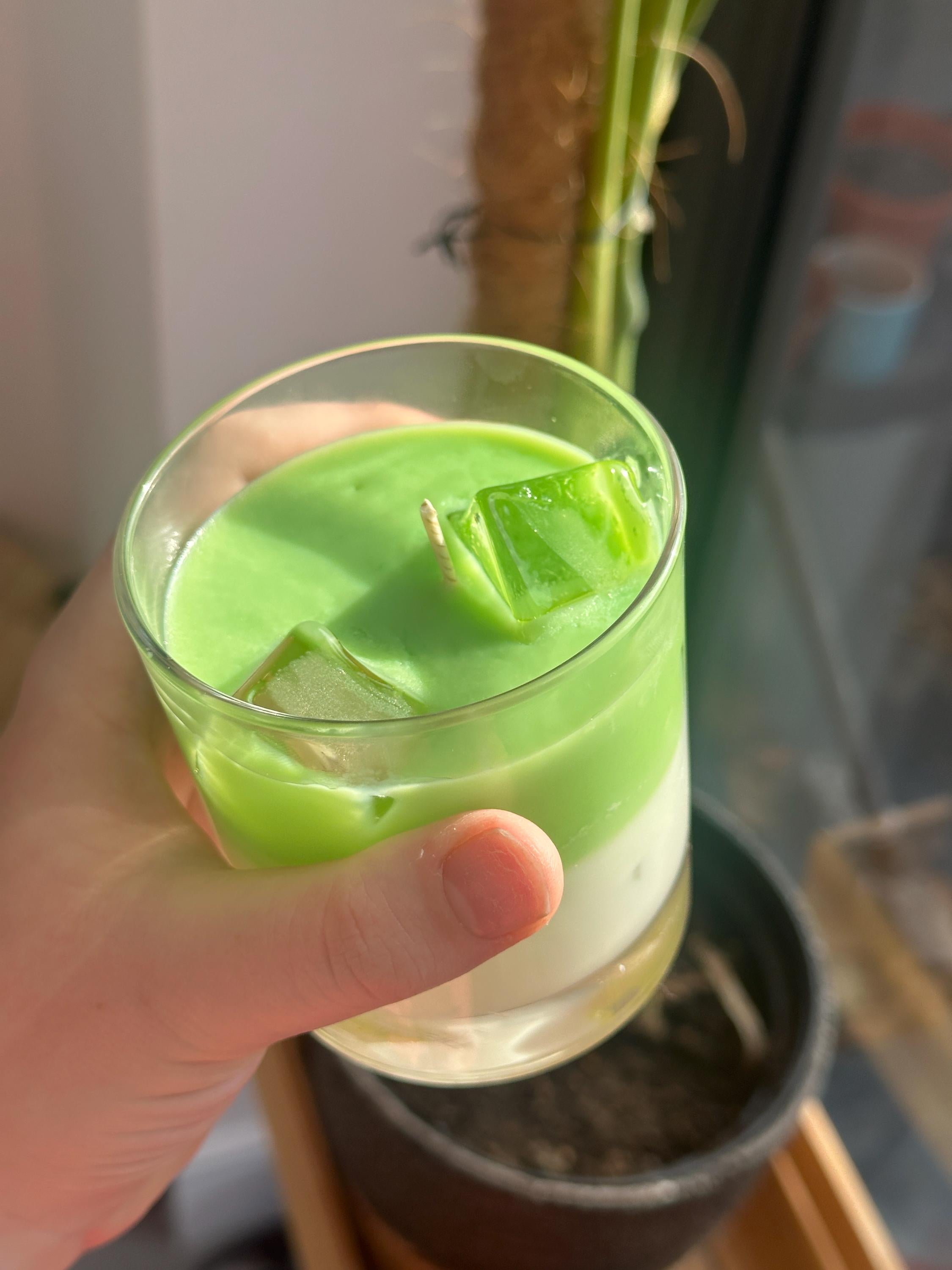 Iced Vanilla Matcha Latte Candle